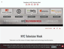 Tablet Screenshot of nyctvweek.com